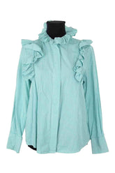 Chemise Maria de la Orden Vert en Coton, taille L - Seconde Main