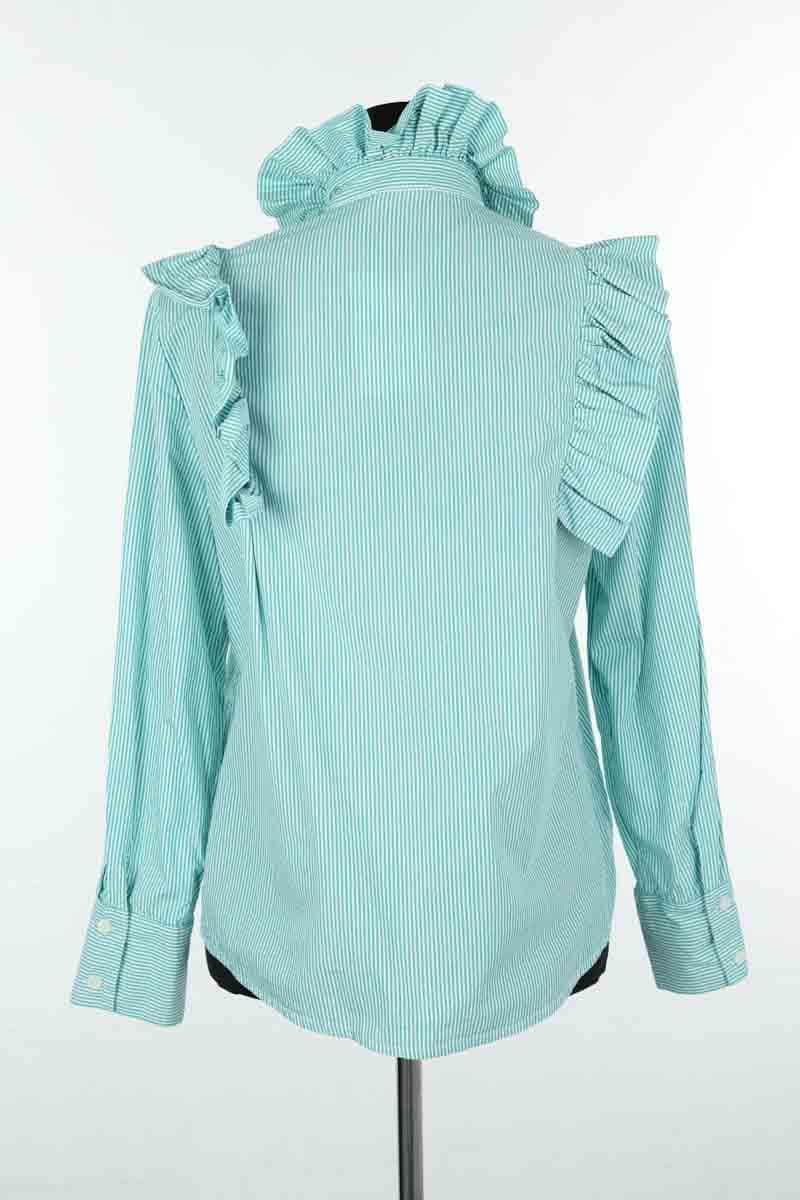 Chemise Maria de la Orden Vert en Coton