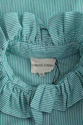 Chemise Maria de la Orden Vert en Coton