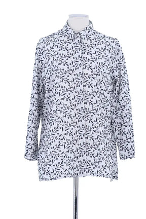 Chemise Marina Rinaldi Blanc en Coton, taille XXXL - Seconde Main