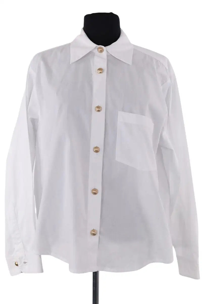 Chemise Martin Martin Blanc en Coton, taille S - Seconde Main