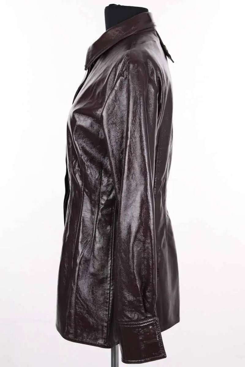 Chemise Materiel Marron en Synthétique