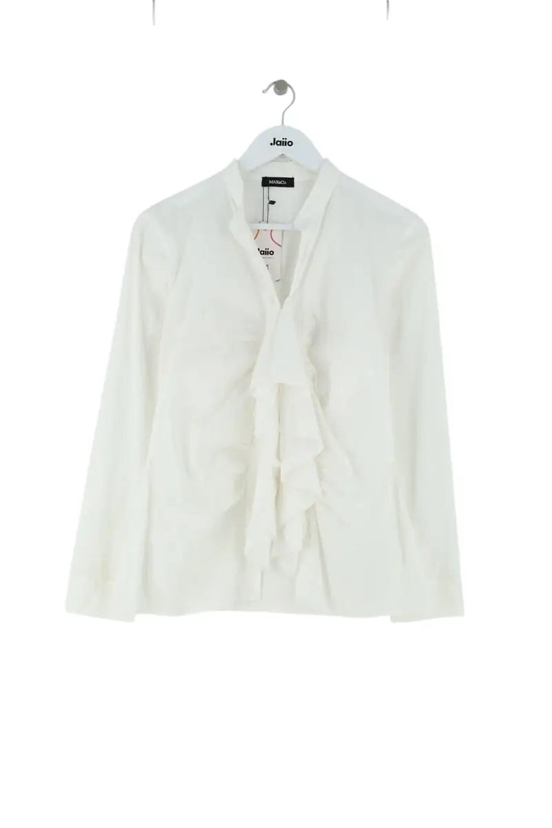 Chemise Max & Co Blanc en Coton, taille M - Seconde Main
