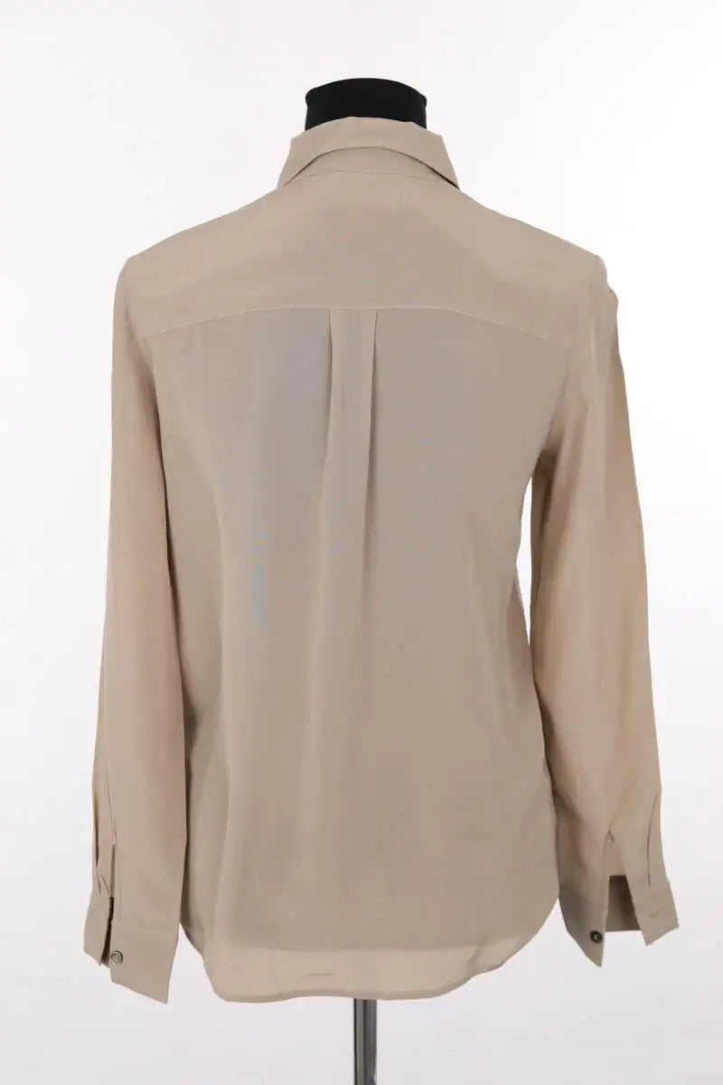 Chemise Max & Moi Beige en Soie