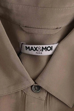 Chemise Max & Moi Beige en Soie