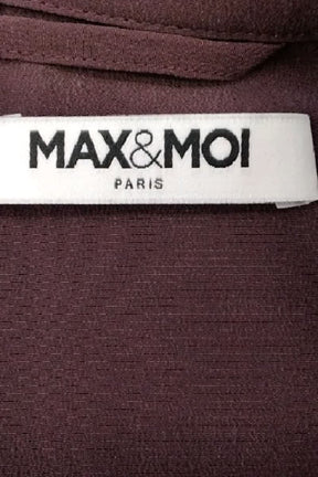 Chemise Max & Moi Bordeaux en Soie