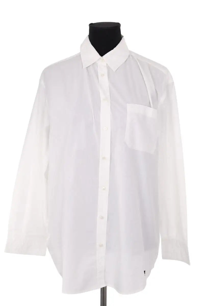 Chemise Max Mara Blanc en Coton, taille S - Seconde Main