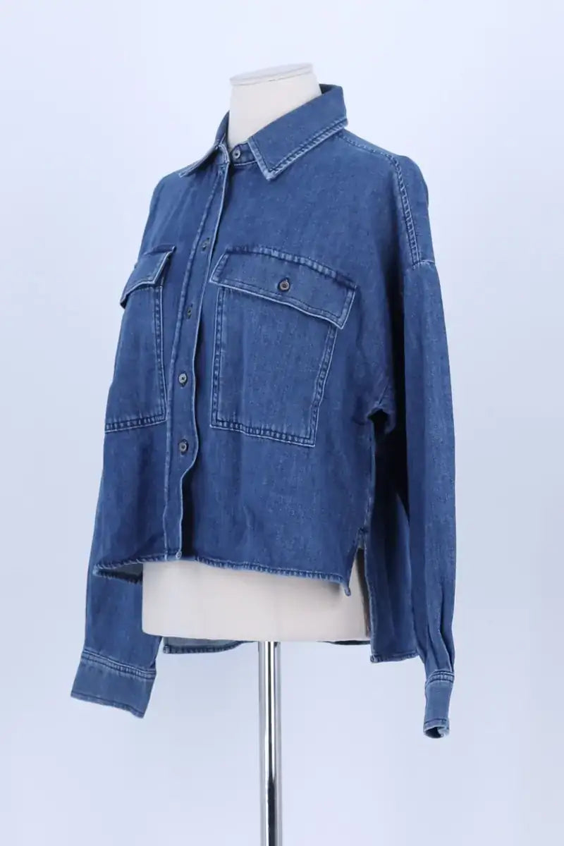 Chemise Max Mara Bleu en Coton