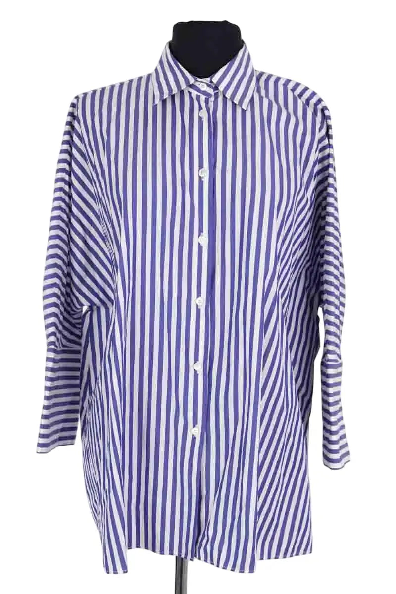 Chemise Max Mara Bleu en Synthétique, taille XL - Seconde Main