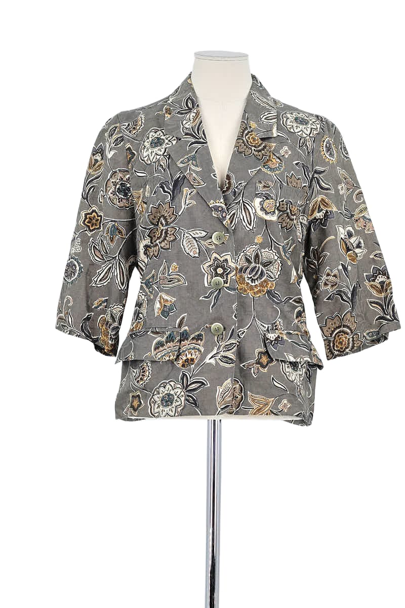 Chemise Max Mara Gris en Lin, taille M - Seconde Main