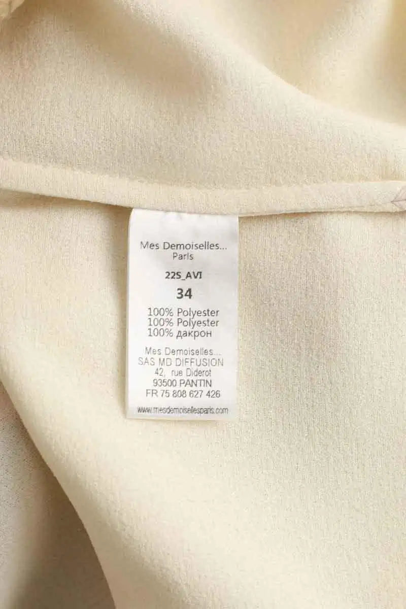 Chemise Mes Demoiselles Jaune en Polyester