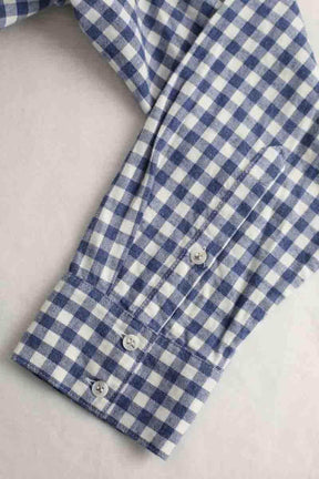 Chemise Mister K Bleu en Coton