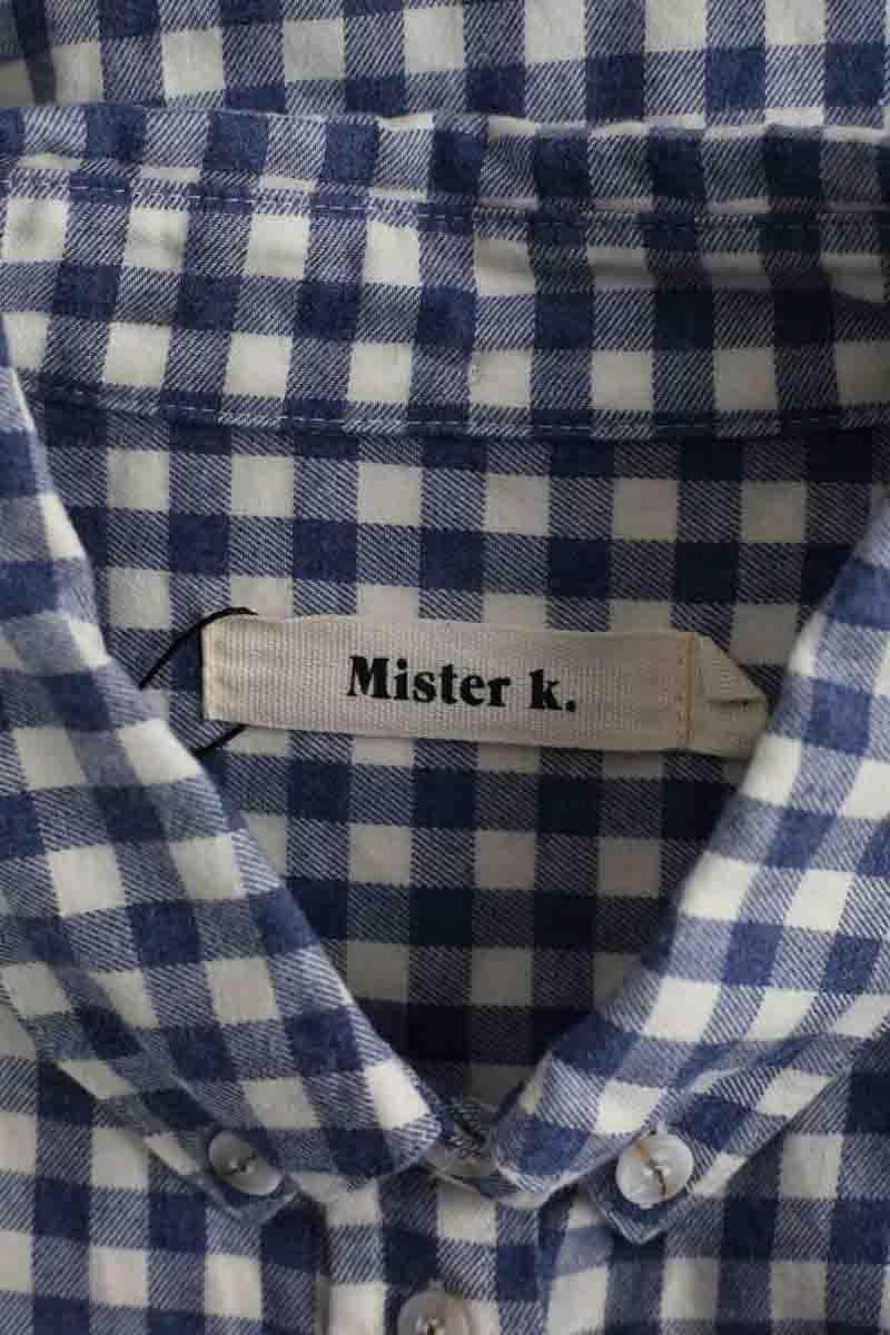 Chemise Mister K Bleu en Coton