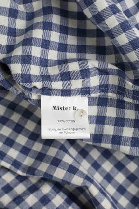 Chemise Mister K Bleu en Coton