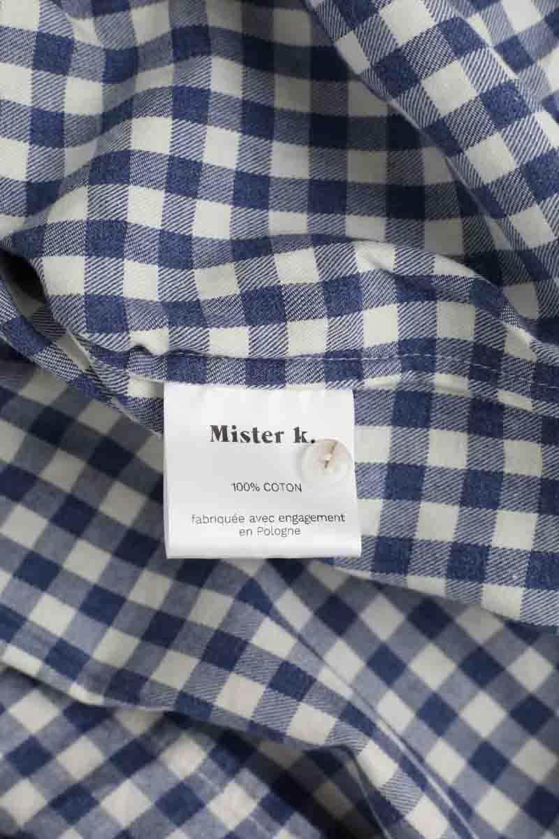 Chemise Mister K Bleu en Coton