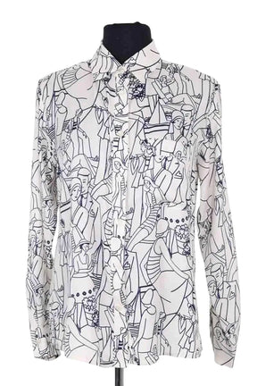 Chemise Modetrotter Blanc en Synthétique, taille S - Seconde Main
