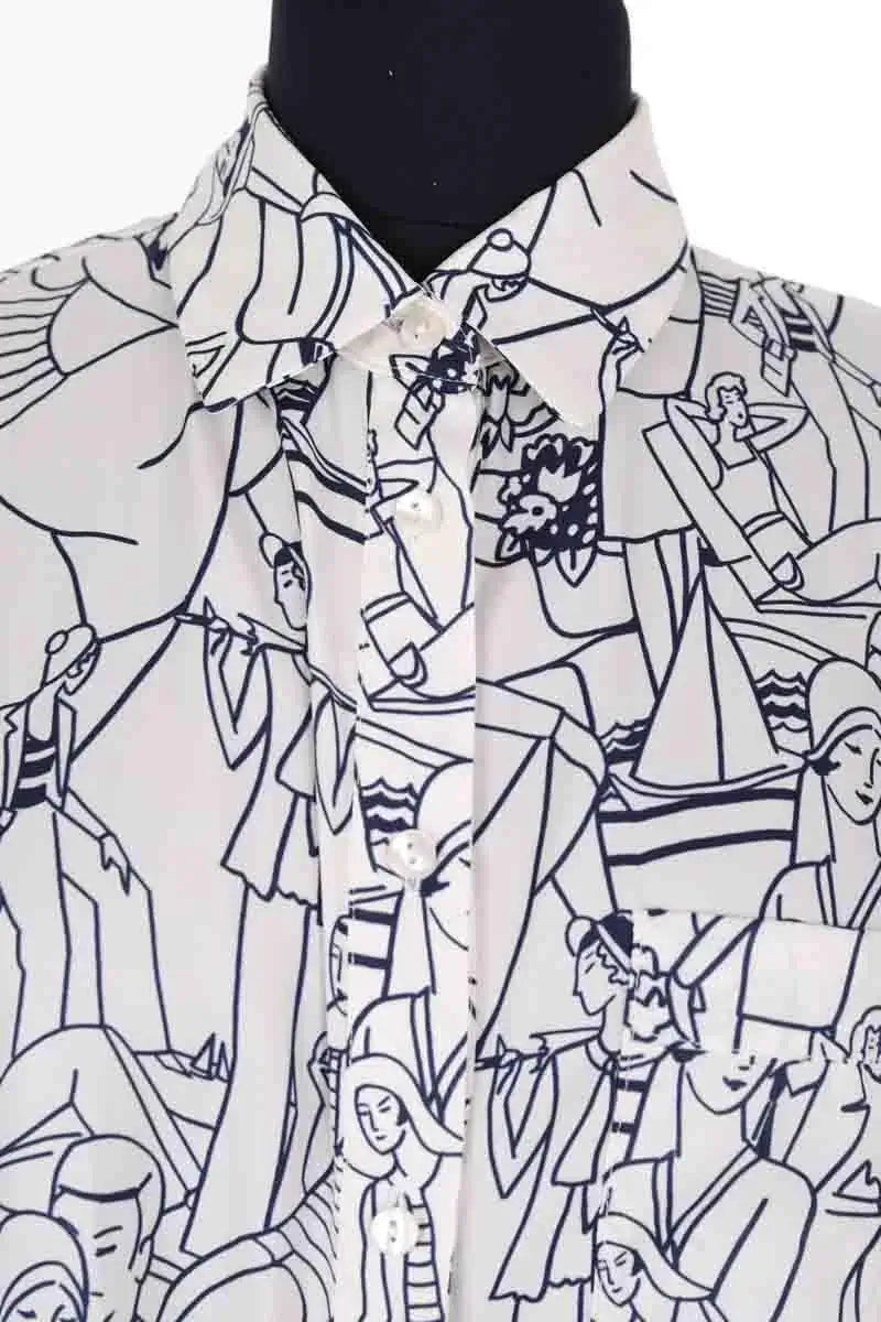 Chemise Modetrotter Blanc en Synthétique