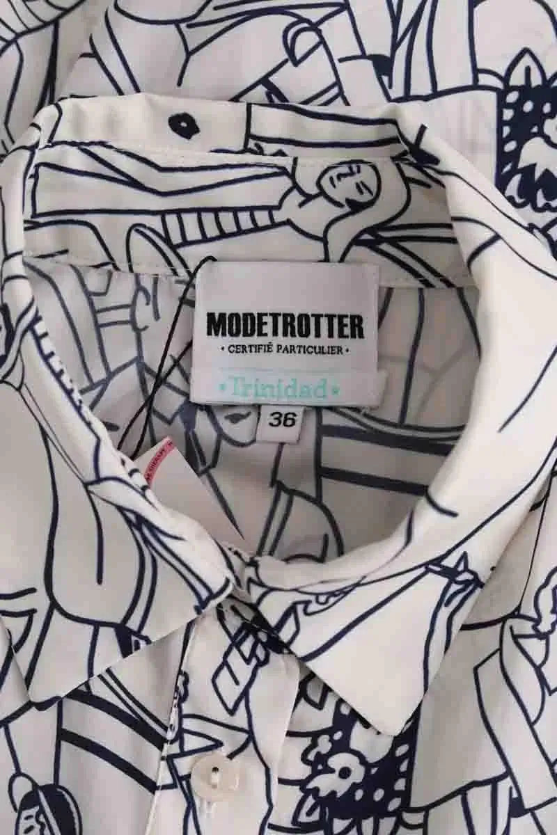 Chemise Modetrotter Blanc en Synthétique
