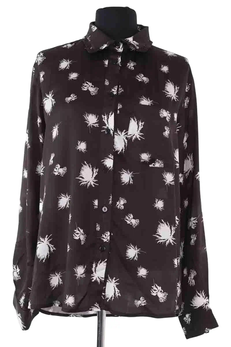 Chemise Modetrotter Noir en Synthétique, taille M - Seconde Main