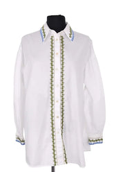 Chemise Momoni Blanc en Coton, taille S - Seconde Main