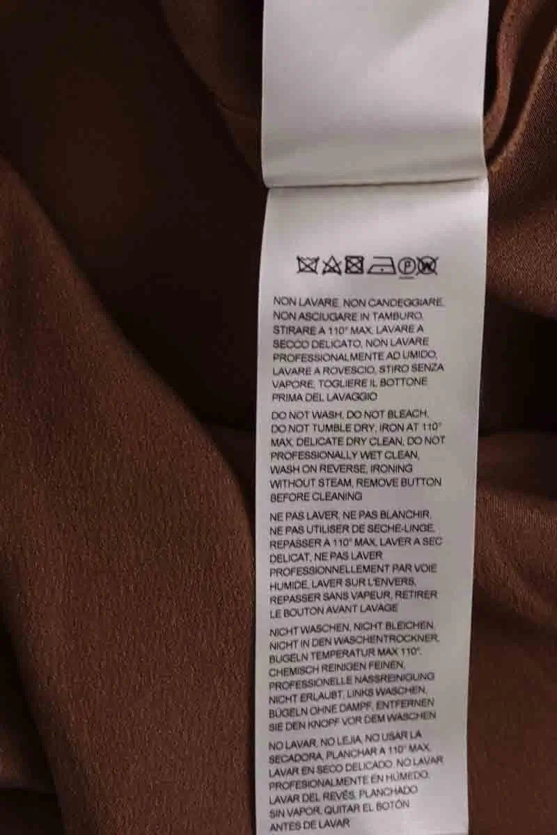 Chemise Momoni Marron en Synthétique