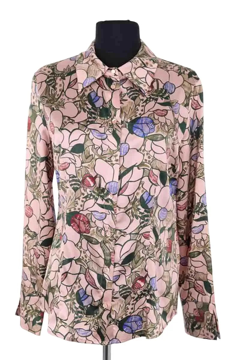 Chemise Momoni Rose en Soie, taille M - Seconde Main