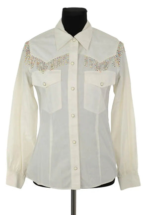Chemise Moschino Bleu en Coton, taille M - Seconde Main