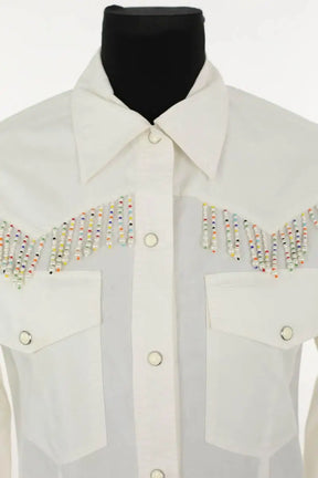 Chemise Moschino Bleu en Coton