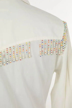 Chemise Moschino Bleu en Coton