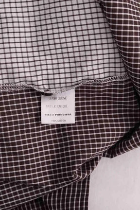 Chemise Nana Leone Marron en Coton