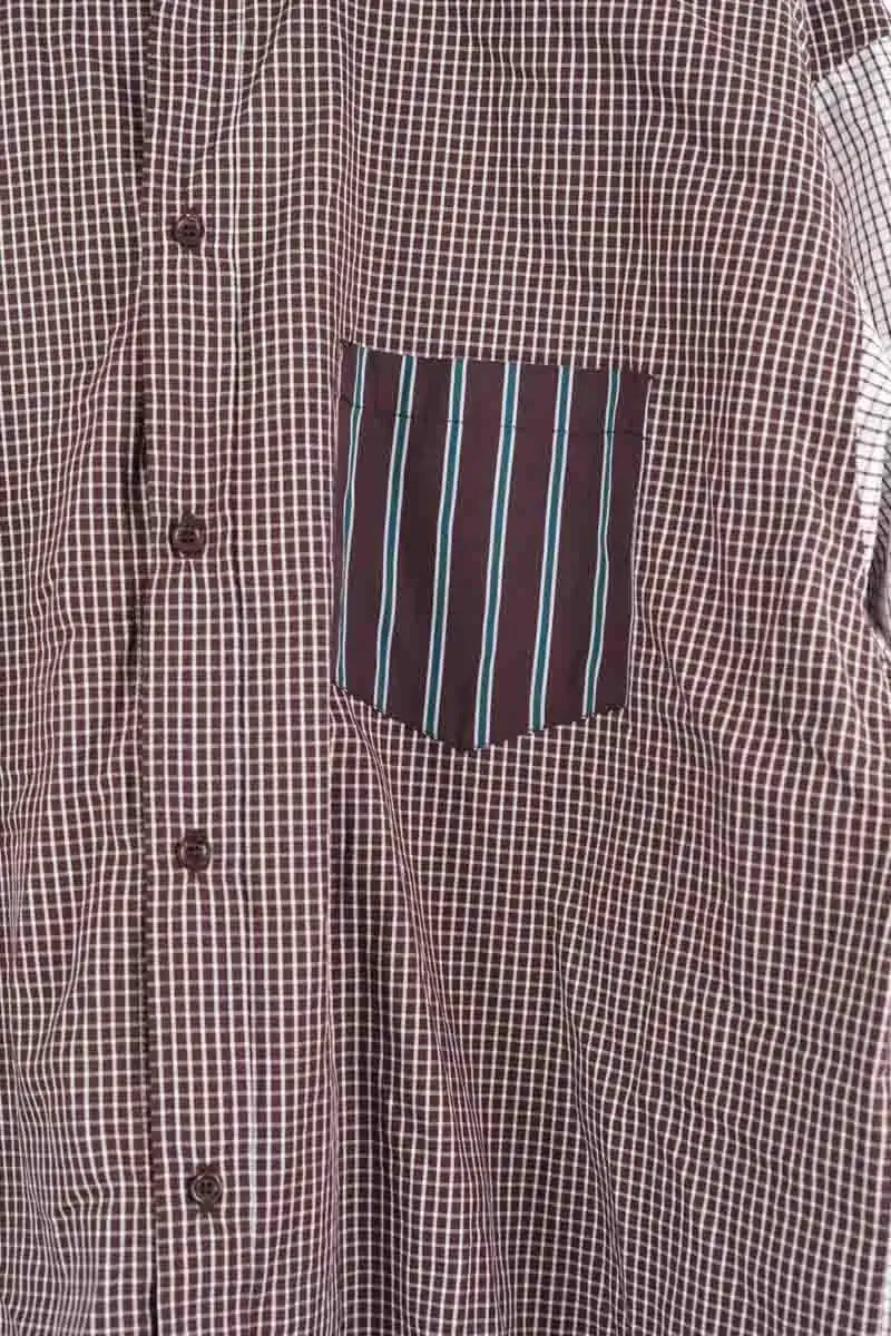 Chemise Nana Leone Marron en Coton