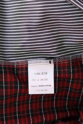 Chemise Nana Leone Rouge en Coton