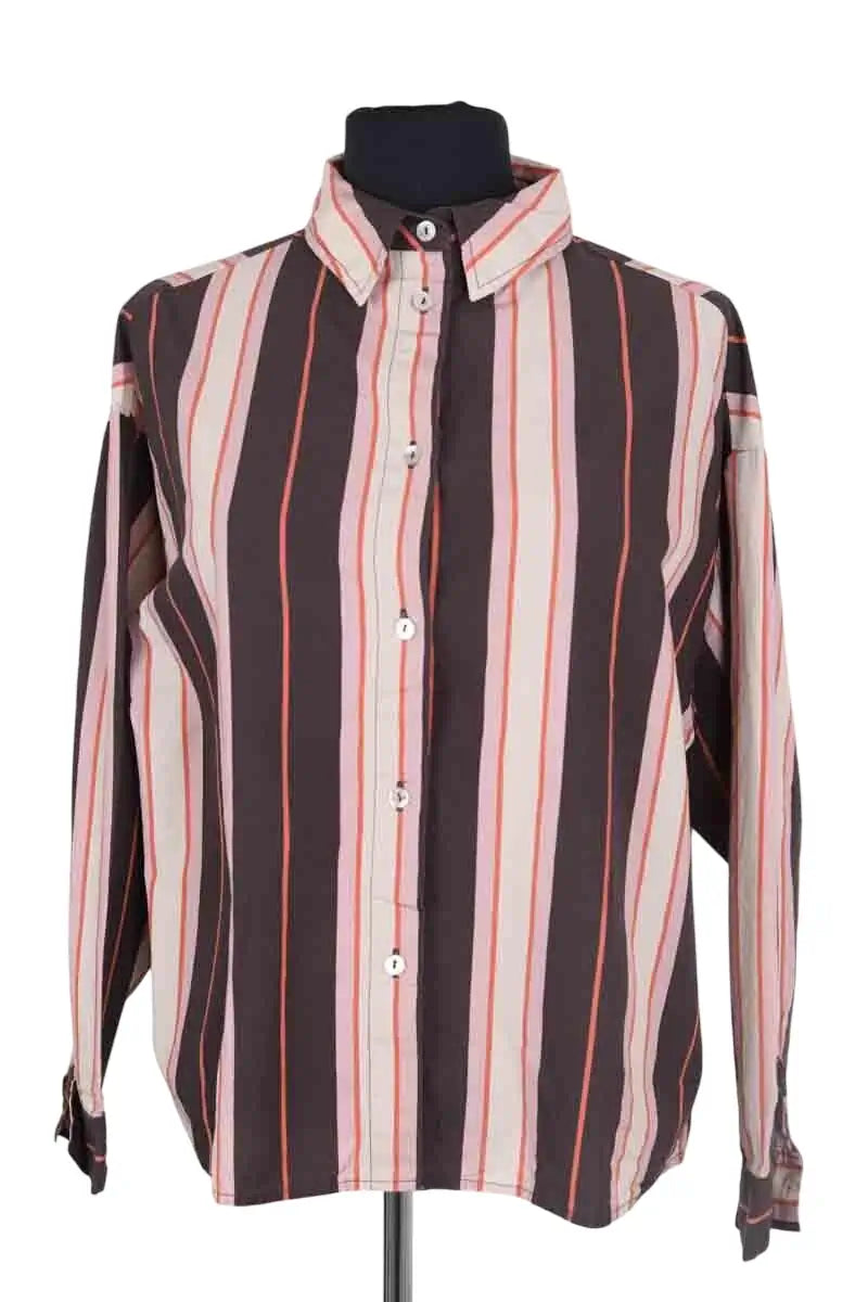 Chemise Nénés Marron en Coton, taille XS - Seconde Main