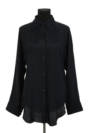 Chemise Nina Ricci Noir en Synthétique, taille XL - Seconde Main