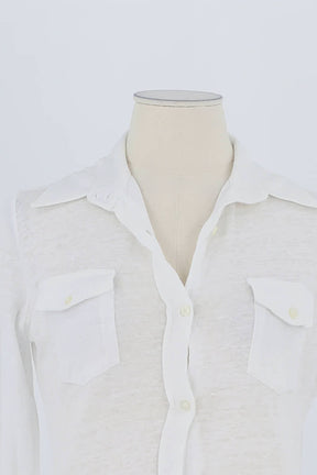 Chemise Notshy Blanc en Lin