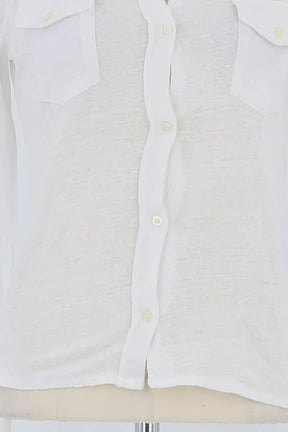 Chemise Notshy Blanc en Lin