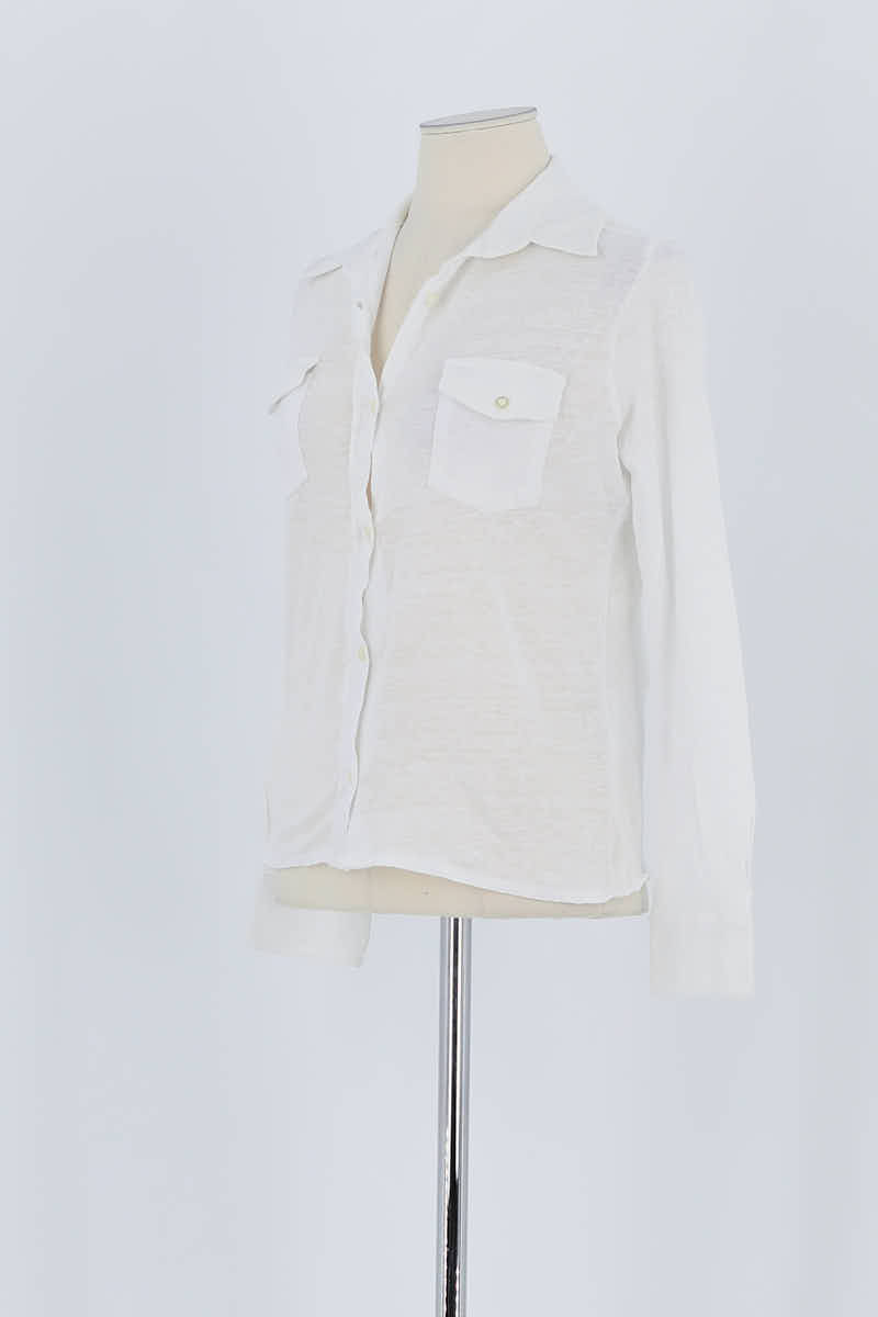 Chemise Notshy Blanc en Lin