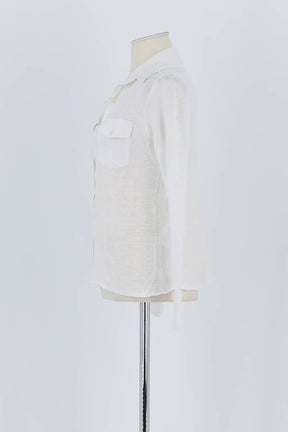 Chemise Notshy Blanc en Lin