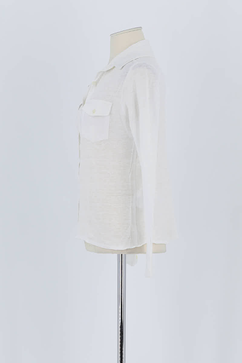 Chemise Notshy Blanc en Lin