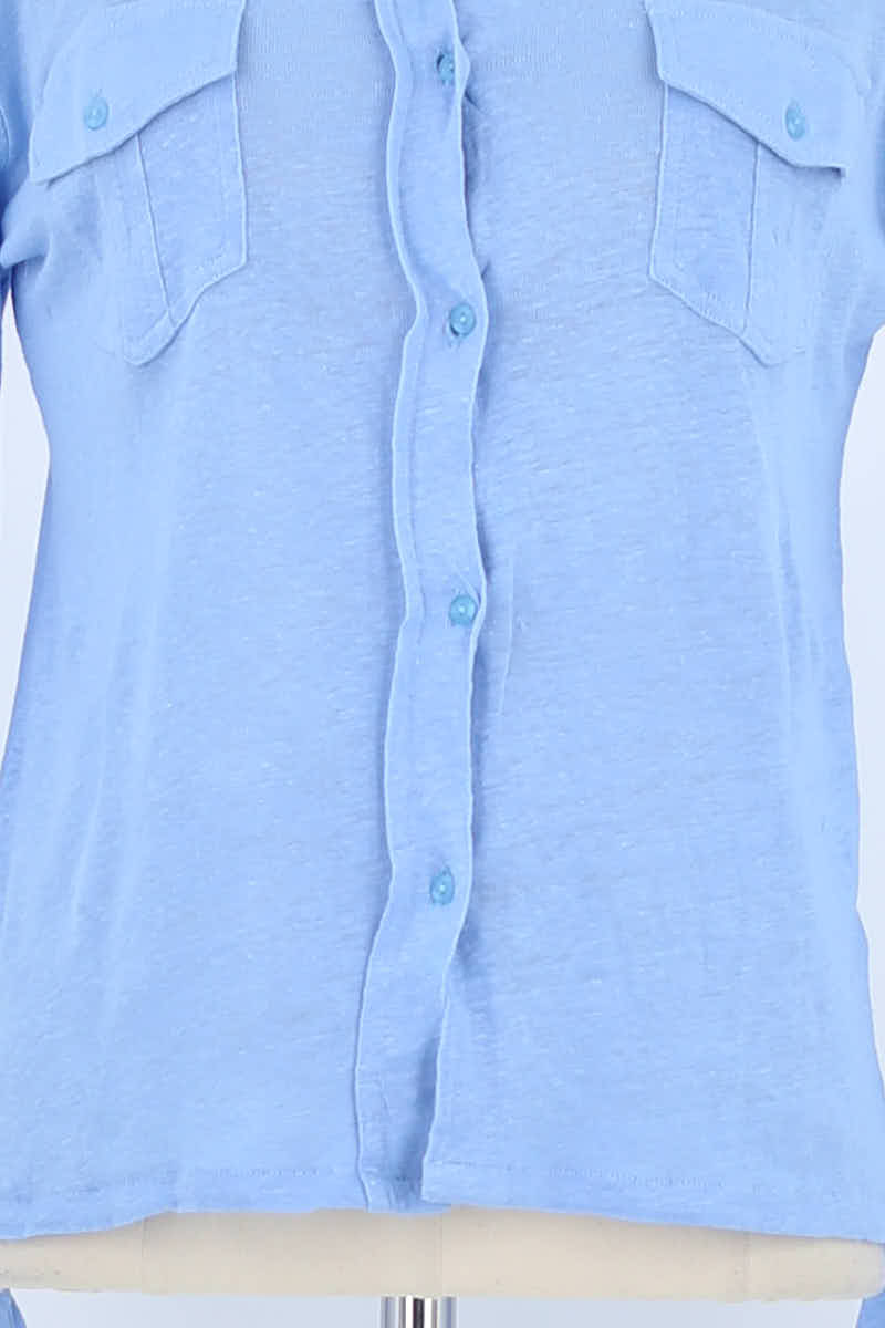 Chemise Notshy Bleu en Lin