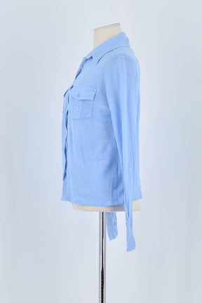 Chemise Notshy Bleu en Lin