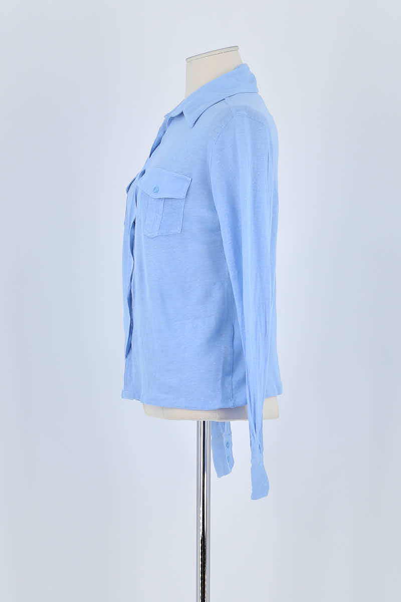 Chemise Notshy Bleu en Lin