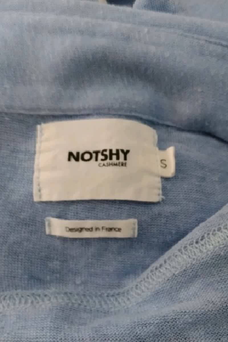 Chemise Notshy Bleu en Lin