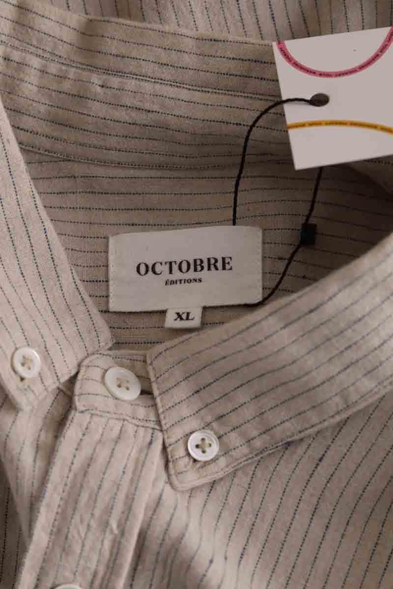 Chemise Octobre Beige en Lin