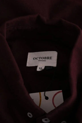 Chemise Octobre Bordeaux en Coton
