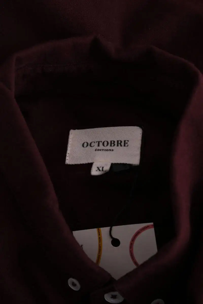 Chemise Octobre Bordeaux en Coton