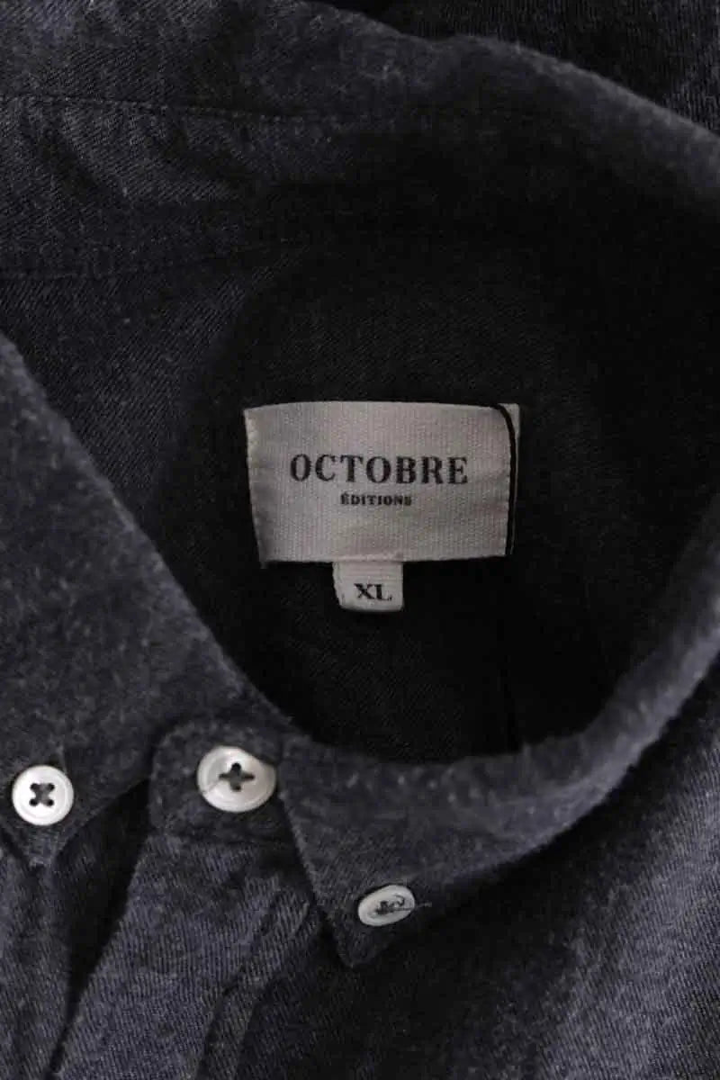 Chemise Octobre Gris en Coton