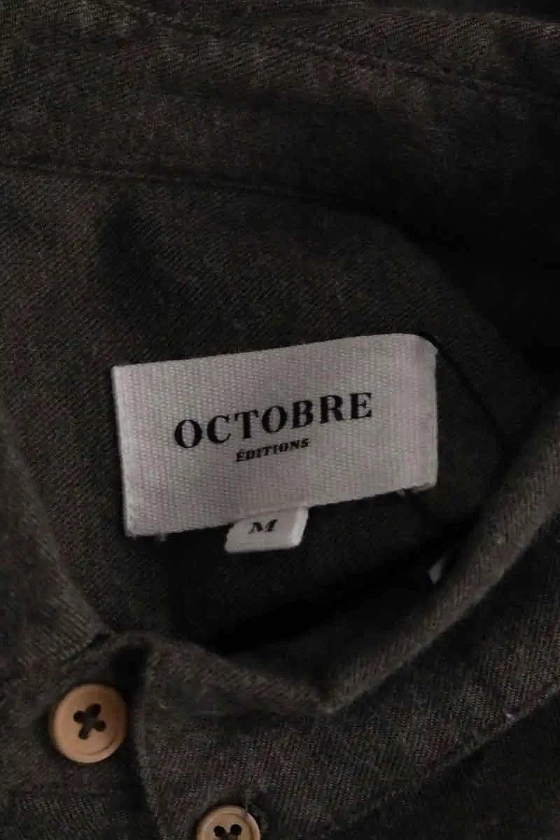 Chemise Octobre Kaki en Coton