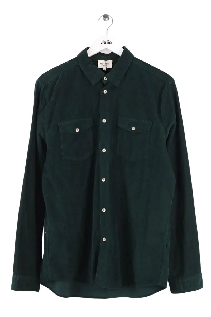Chemise Octobre Vert en Coton, taille XL - Seconde Main