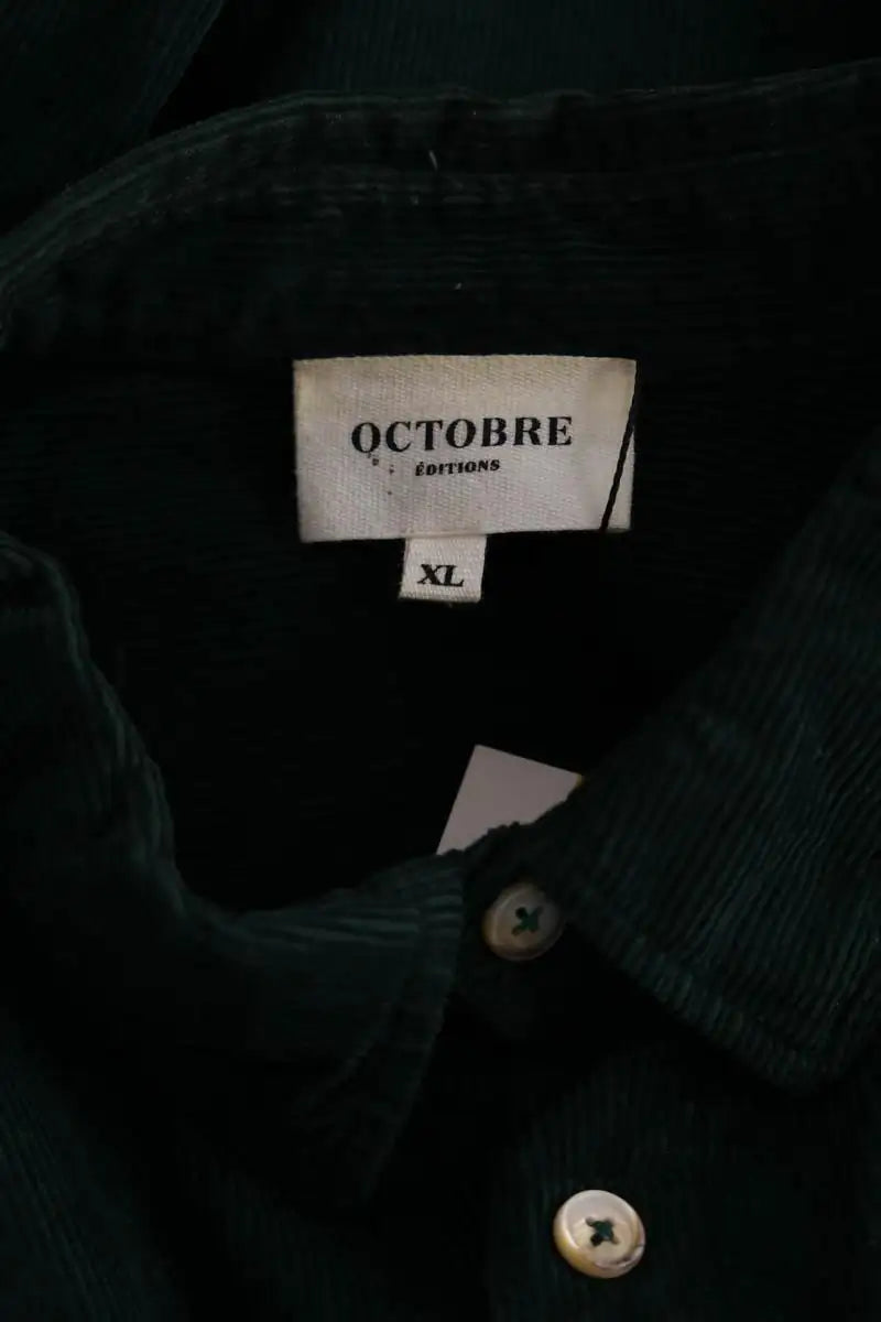 Chemise Octobre Vert en Coton